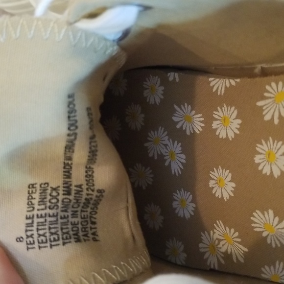 Mad Love Womens Fran Tan White Lace Up Wedge Sneakers Size 8 - Picture 9 of 11